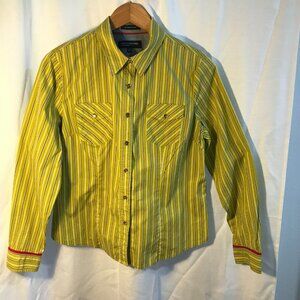 Jones New York Signature slimming long sleeve women’s shirt size medium (8)